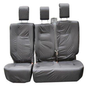 Land Rover Discovery 4 2nd Row Inka Fully Tailored Waterproof Seat Covers 2010-2013 Heavy Duty Right Hand Drive Grey