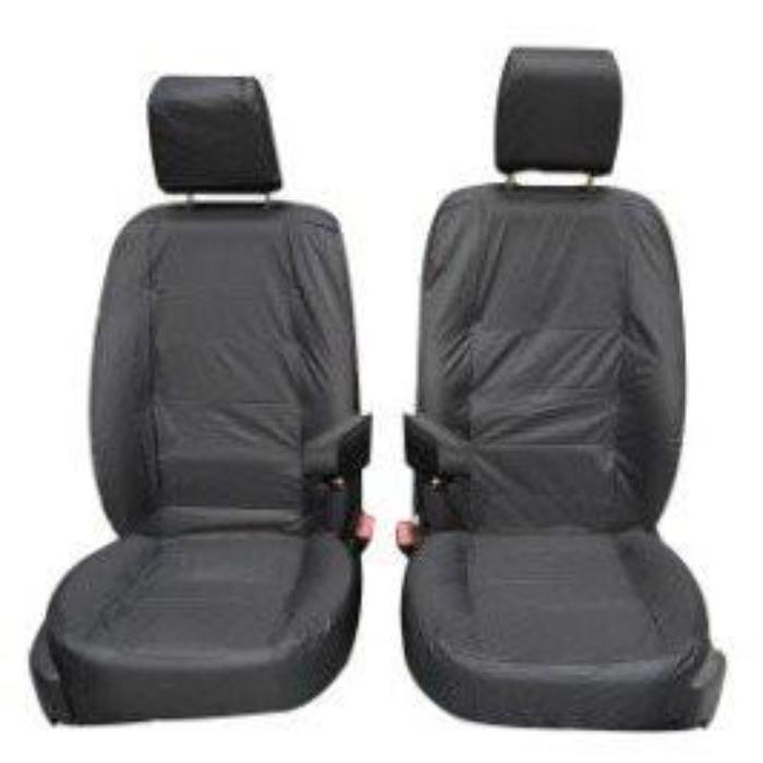 Land Rover Discovery 3 Fully Tailored Waterproof Front Single Set Seat Covers 2004-2009 Heavy Duty Right Hand Drive Grey