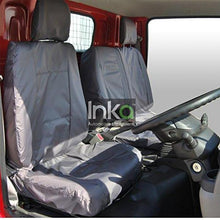 Load image into Gallery viewer, Nissan Cabstar MY 2014&gt; tailored waterproof seat covers Front Driver and Double passenger in GREY
