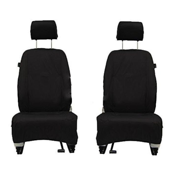 Jeep Compass Fully Tailored Waterproof Front Row Set Seat Covers 2010 Onwards Heavy Duty Right Hand Drive Black
