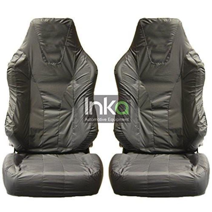 Recaro Sportster Front Pair Fully Tailored Waterproof Seat Covers For Seats With Thigh Support Pull Out Grey MY2001>