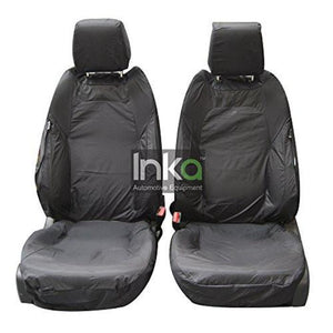 Range Rover Evoque 5 Door Fully Tailored Waterproof Front Row Set Seat Covers 2011 Onwards Heavy Duty Right Hand Drive Grey