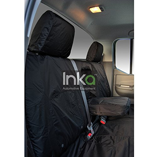 Nissan Navara Acenta Fully Tailored Waterproof Front 2005-2013 Right Hand Drive Heavy Duty Black