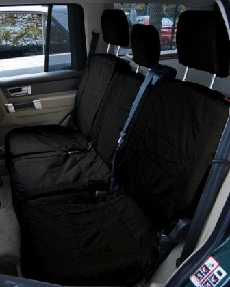 Land Rover Discovery 4 Fully Tailored Waterproof Second Row 2009-2015 Heavy Duty Right Hand Drive Black