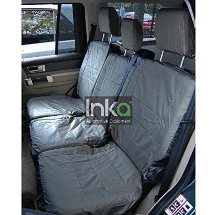 Land Rover Discovery 4 Fully Tailored Waterproof Second Row Set Seat Covers 2005-2010 Heavy Duty Right Hand Drive Grey