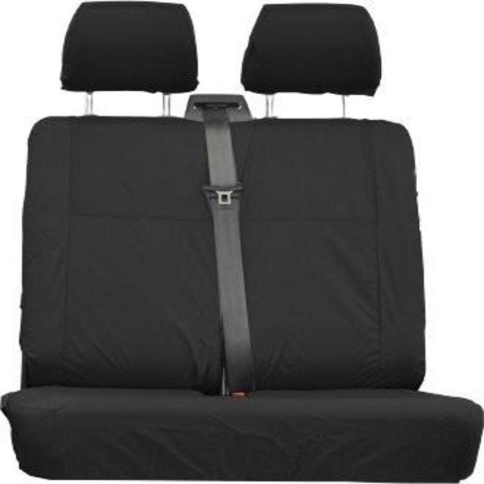 Mercedes Vito Fully Tailored Waterproof Rear Second Row Double Set Seat Covers 2006 Onwards Heavy Duty Right Hand Drive Black