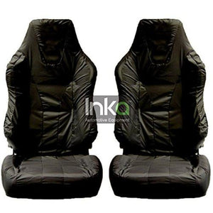 Recaro Sportster Fully Tailored Waterproof Front Single Set Seat Covers 2001 For Seats With Thigh Support Pull Out Heavy Duty Right Hand Drive Black