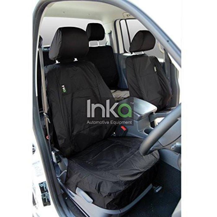 Isuzu Rodeo Fully Tailored Waterproof Front Single Set Seat Covers MY01-2012 Onwards Heavy Duty Right Hand Drive Black