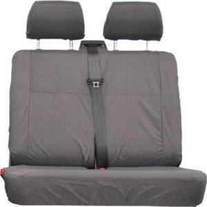 Mercedes Vito Fully Tailored Waterproof Front Row Double Seat Cover With Center Armrest 2006 Onwards Heavy Duty Right Hand Drive Grey Comfort Seat Type