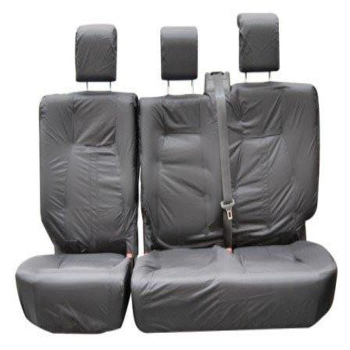 Land Rover Discovery 3 Fully Tailored Waterproof Rear Second and Third Row Single Set Seat Covers 2004-2009 Heavy Duty Right Hand Drive Grey