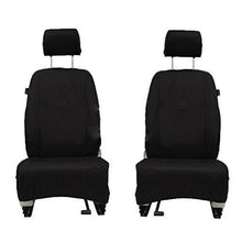 Load image into Gallery viewer, Ford Focus MRKIII Front Row Inka Fully Tailored Waterproof Seat Covers Black Two Front Single Seats; Right Hand Drive, 2010 Onwards.
