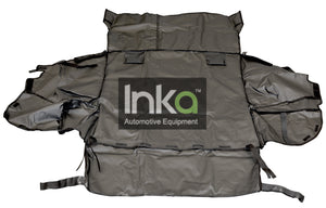 BMW 3 Series E91 Estate Touring Custom Inka Boot Liner Dog Mat Guard in Black MY 2005 to 2012 Tailored Waterproof
