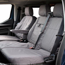 Load image into Gallery viewer, Ford Transit Custom Fully Tailored Waterproof Front Seat Cover Set 2012 Onwards Heavy Duty Right Hand Drive - Grey
