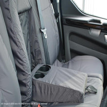 Load image into Gallery viewer, Ford Transit Custom Fully Tailored Waterproof Front Seat Cover Set 2012 Onwards Heavy Duty Right Hand Drive - Grey
