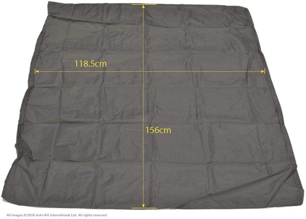 INKA Top Bed Large Mattress Tailored Waterproof Cover Grey - to fit Volkswagen California T5 & T5.1