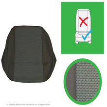 Load image into Gallery viewer, Original VW Transporter T6, T5.1 Front &amp; Rear Original Seat Covers for Austin Titan Grey, Titanium Black and Simora Black
