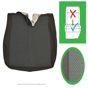 Original VW Transporter T6, T5.1 Front & Rear Original Seat Covers for Austin Titan Grey, Titanium Black and Simora Black