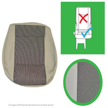 Load image into Gallery viewer, Original VW Transporter T6, T5.1 Front &amp; Rear Original Seat Covers for Austin Titan Grey, Titanium Black and Simora Black
