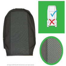 Load image into Gallery viewer, Original VW Transporter T6, T5.1 Front &amp; Rear Original Seat Covers for Austin Titan Grey, Titanium Black and Simora Black
