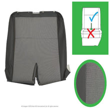 Load image into Gallery viewer, Original VW Transporter T6, T5.1 Front &amp; Rear Original Seat Covers for Austin Titan Grey, Titanium Black and Simora Black
