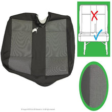 Load image into Gallery viewer, Original VW Transporter T6, T5.1 Front &amp; Rear Original Seat Covers for Austin Titan Grey, Titanium Black and Simora Black

