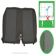 Load image into Gallery viewer, Original VW Transporter T6, T5.1 Front &amp; Rear Original Seat Covers for Austin Titan Grey, Titanium Black and Simora Black
