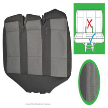 Load image into Gallery viewer, Original VW Transporter T6, T5.1 Front &amp; Rear Original Seat Covers for Austin Titan Grey, Titanium Black and Simora Black
