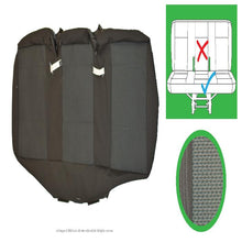 Load image into Gallery viewer, Original VW Transporter T6, T5.1 Front &amp; Rear Original Seat Covers for Austin Titan Grey, Titanium Black and Simora Black
