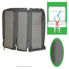 Load image into Gallery viewer, Original VW Transporter T6, T5.1 Front &amp; Rear Original Seat Covers for Austin Titan Grey, Titanium Black and Simora Black
