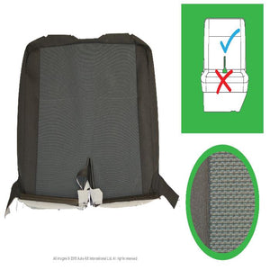 Original VW Transporter T6, T5.1 Front & Rear Original Seat Covers for Austin Titan Grey, Titanium Black and Simora Black