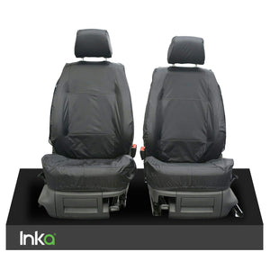 New  VW Volkswagen Beetle Inka Tailored Waterproof Front Pair Seat Covers MY97-11 GREY