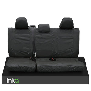 VW CADDY MAXI LIFE KOMBI INKA TAILORED WATERPROOF SEAT COVERS R-LINE EMBROIDERY [Choice of 3 Colours]