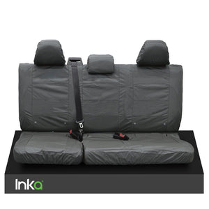 VW CADDY MAXI LIFE KOMBI INKA TAILORED WATERPROOF SEAT COVERS R-LINE EMBROIDERY [Choice of 3 Colours]