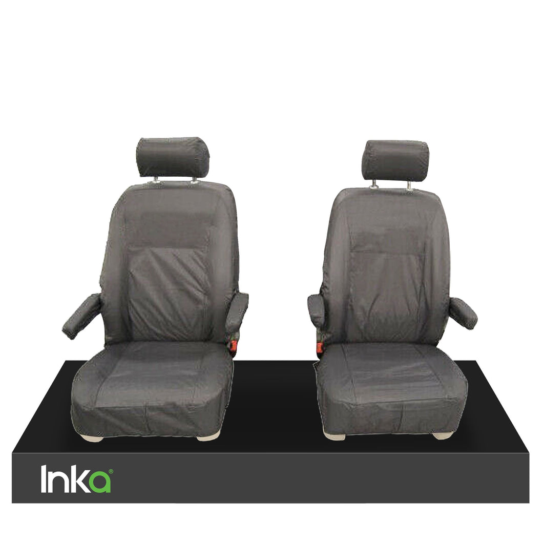 VW California Ocean/Coast T5.1,T6,T6.1 Front Rear Tailored Seat Covers With ISOFIX Grey