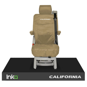 VW California Ocean/Coast/Beach T5.1,T6,T6.1 Front Rear Tailored Seat Covers Beige