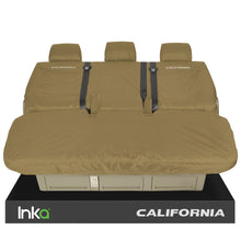 Load image into Gallery viewer, VW California Ocean/Coast/Beach T5.1,T6,T6.1 Front Rear Tailored Seat Covers Beige
