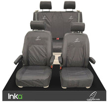 Load image into Gallery viewer, VW California Ocean/Coast/Beach T5.1,T6,T6.1 Front Rear Tailored Seat Covers With ISOFIX Grey
