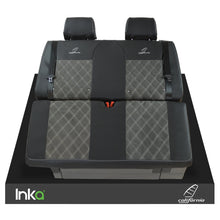 Load image into Gallery viewer, VW California T6.1, T6, T5.1, T5 Ocean, Coast, Beach, SE INKA Front &amp; Rear Midcent Grey Alcantara Seat Covers
