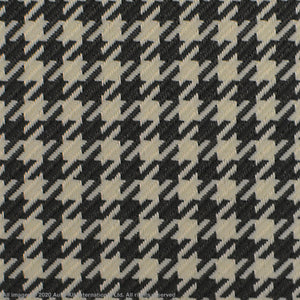 INKA Porsche Pepita Hounds tooth Fabric Furniture Seat Trimming Upholstery with 3MM Scrim Foam