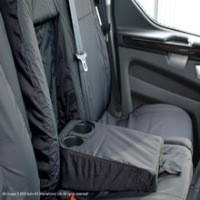 Load image into Gallery viewer, Ford Transit Custom Fully Tailored Waterproof Front Seat Cover Set 2012 Onwards Heavy Duty Right Hand Drive Black
