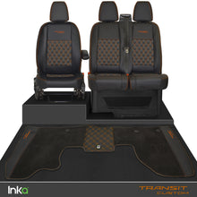 Load image into Gallery viewer, Ford Transit Custom Front Bentley Diamond Tailored Seat Covers &amp; Matching Tailored Floor Mat MY 2012+ ( 6 COLORS )

