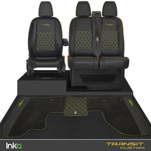 Load image into Gallery viewer, Ford Transit Custom Front Bentley Diamond Tailored Seat Covers &amp; Matching Tailored Floor Mat MY 2012+ ( 6 COLORS )
