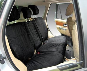 Range Rover Sport Fully Tailored Waterproof Rear Seat Cover Set 2005-2010 Heavy Duty Right Hand Drive Black