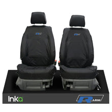 Load image into Gallery viewer, VW CADDY MAXI LIFE KOMBI INKA TAILORED WATERPROOF SEAT COVERS R-LINE EMBROIDERY [Choice of 3 Colours]
