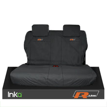 Load image into Gallery viewer, VW CADDY MAXI LIFE KOMBI INKA TAILORED WATERPROOF SEAT COVERS R-LINE EMBROIDERY [Choice of 3 Colours]
