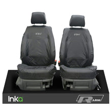 Load image into Gallery viewer, VW CADDY MAXI LIFE KOMBI INKA TAILORED WATERPROOF SEAT COVERS R-LINE EMBROIDERY [Choice of 3 Colours]
