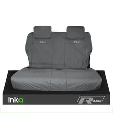 Load image into Gallery viewer, VW CADDY MAXI LIFE KOMBI INKA TAILORED WATERPROOF SEAT COVERS R-LINE EMBROIDERY [Choice of 3 Colours]
