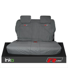 Load image into Gallery viewer, VW CADDY MAXI LIFE KOMBI INKA TAILORED WATERPROOF SEAT COVERS R-LINE EMBROIDERY [Choice of 3 Colours]
