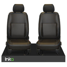 Load image into Gallery viewer, VW Transporter T6.1,T6,T5.1 Front 1+1 INKA Tailored Seat Covers Leatherette (7 Stitching Colours Available)
