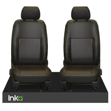 Load image into Gallery viewer, VW Transporter T6.1,T6,T5.1 Front 1+1 INKA Tailored Seat Covers Leatherette (7 Stitching Colours Available)
